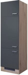 K&uuml;chen Ger&auml;teumbauschrank RALPH 200 cm Eiche/ grau
