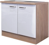 Sp&uuml;lenunterschrank LUKE Sonoma Eiche /wei&szlig;