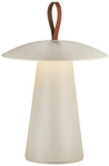 nordlux Akku LED Tischleuchte ARA TO-GO 2 Aluminium/Leder/Kunststoff &Oslash; 19,7 cm H&ouml;he