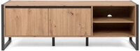 Lowboard DENVER 160 x 55 cm braun/ grau
