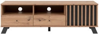 Lowboard MEDAN 138 x 44 cm Artisan Oak / anthrazit