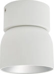 nordlux Wandleuchte mit Spot PITCHER Metall rund Durchmesser 10 cm matt Wei&szlig;/Wei&szlig;