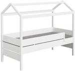 PAIDI Spielbett TINY HOUSE 90 x 200 cm wei&szlig;