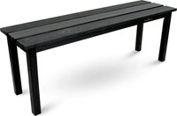 holz4home Gartenbank ALLROUND 118 x 33 cm schwarz