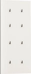 Hakenpaneel ALEXA 49 x 109 cm cremebeige/schwarz