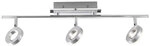 Paul Neuhaus LED Badlampe SILEDA 3 Spots alufarbig