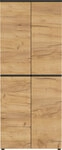 Aktenregal LISSABON 80 x 196 cm Graphit/ Navarra Eiche