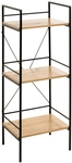 Regal 34 x 96 cm Eiche Dekor/schwarz