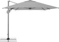 doppler Ampelschirm ACTIVE SIDE Aluminium 350 x 260 x 265 cm Silberfarbig/Hellgrau