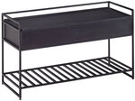CASAVANTI Sitzbank 90 x 52 cm Schwarz