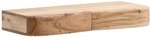 Wandregal Akazie massiv 60 x 20 x 8 cm Braun