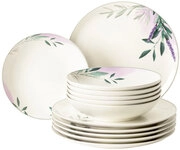 Seltmann Weiden Tafelservice SAVONA PROVENCE 12-tlg. Porzellan rund floral Mehrfarbig