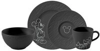 Villeroy & Boch Fr&uuml;hst&uuml;cksservice MANROCK 4-tlg. Porzellan Motiv: Mickey Mouse