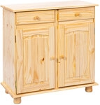 Kommode BENJAMIN 88x87x43 cm Massivholz Kiefer Natur