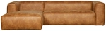 Ecksofa BEAN 175 x 305 cm cognac