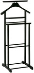 Herrendiener FUNNY 47 x 102 x 36 cm Massivholz schwarz