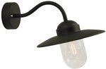 nordlux Au&szlig;enwandleuchte LUXEMBOURG Metall rund &Oslash; 27,5 cm Schwarz/Klar