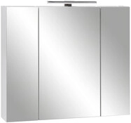 CASAVANTI Spiegelschrank LIMONE 80 x 71 x 16 cm Glas wei&szlig;