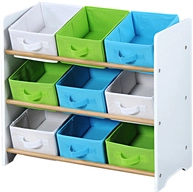 KESPER Kinder-Regal UNI 65 x 60 x 30 cm wei&szlig;/ mehrfarbig