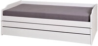 Stauraum-/Funktionsbett JANNES 90 x 200 cm wei&szlig;