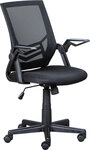 Drehstuhl LUDWIG schwarz 57 x 90,5-100 x 59,9 cm
