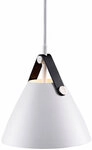 Nordlux Retrofit Pendelleuchte STRAP 16,5 cm wei&szlig;