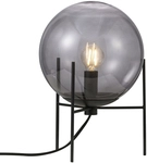 nordlux Tischlampe ALTON 20 Glas Kugelform 20 cm Schwarz
