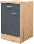 Unterschrank RALPH San Remo Eiche /grau 50 cm