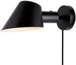 Nordlux Retrofit Wandleuchte STAY 15 cm schwarz