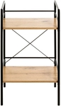 Beistelltisch 34 x 27 cm braun/schwarz