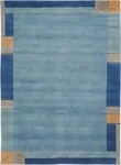 Teppich MANALI 40 x 60 cm blau
