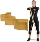 THERABAND Gymnastikband CLX Widerstand Band mit Schlaufen, Gold - Max, 1