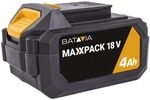 Batavia 18V Akku - Leistungsstarker 4.0Ah Li-Ion Ersatzakku mit LED-Ladestandsanzeige
