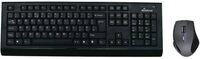 MediaRange Tastatur-Maus-Set Funk QWERTY (UK), 1.200 DPI Vollformat Schwarz 
