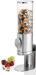 AdHoc Deposito Cerealienspender mit St&auml;nder aus Edelstahl | F&uuml;r Cornflakes,...