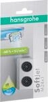 hansgrohe wassersparender Luftsprudler Wasserhahn, mit Durchflussbegrenzer 5 l/min, 2