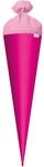 ROTH Bastelschult&uuml;te 70cm pink rund - Schult&uuml;te mit Stabiler Rot(h)-Spitze mit