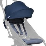 BABYZEN YOYO 6+ Textilset, Air France Blue - Nur Textilset: Sitzpolster, farbgleichen
