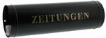 Burg-W&auml;chter Zeitungsrolle mit Seitendeckel, Briefkastenerg&auml;nzung, Rund, Verzinkter