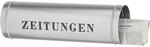 Burg-W&auml;chter Zeitungsrolle mit Seitendeckel, Briefkastenerg&auml;nzung, Rund, Verzinkter
