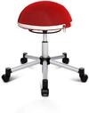 Topstar Rollhocker Sitness Half Ball rot