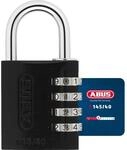 ABUS Zahlenschloss 145/40 - Aluminium-Vorh&auml;ngeschloss, Sicherheitslevel 4 