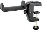 K&M 16085 Kopfh&ouml;rerhalter mit Tischklammer Schwarz aus Stahl &ndash; mit gummierter
