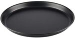 APS Pizzaform rund &Oslash; 30/28,3 x 2,5 cm - Pizzablech aus Blaublech, nicht beschichtet,
