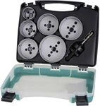 wolfcraft Bi-Metall-Lochs&auml;geneinsatz-Set &bdquo;Elektro, 7-tlg. I 5423000 I F&uuml;r...