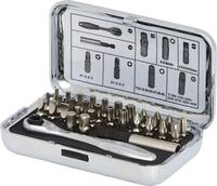 KS Tools 918.4600 1/4" CHROMEplus Bit-Satz, 31-tlg., One Size