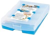 HAN Croco 2-6-19 Lernkartei, Max. Anzahl der Karten: 2.000 Karten, Transluzent/Blau,