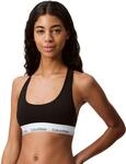 Calvin Klein Damen BH Bralette Unlined Sport, Schwarz (Black), M