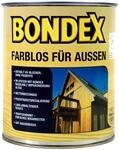 Bondex 330033 Farblos-Lasur f&uuml;r Aussen farblos 0,75 L f&uuml;r 10 m&sup2; - Holzlasur mit
