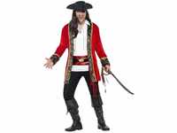 Curves Pirate Captain Costume (L)
